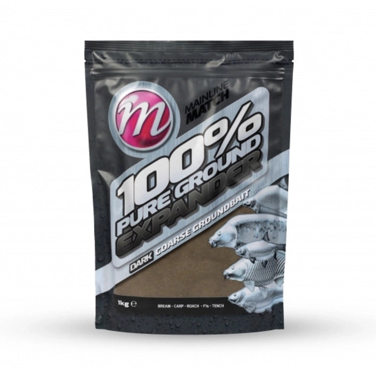 Mainline Match - 100% Pure Ground Expander Pellet Dark