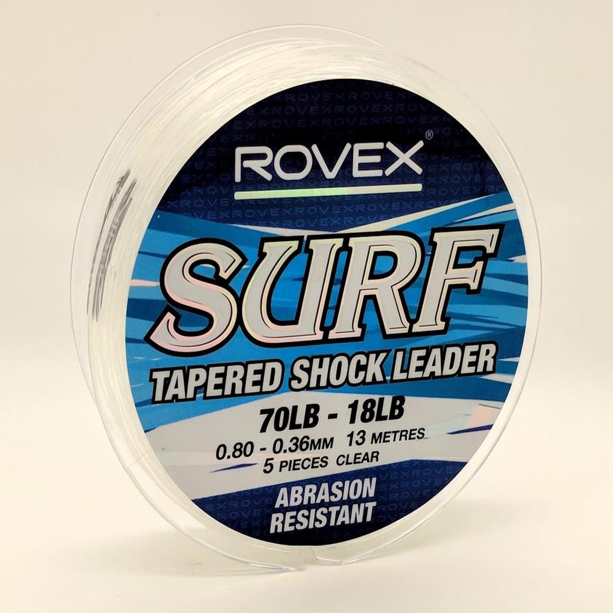 Rovex Surf Tapered Shock Leader 70lb - 18lb