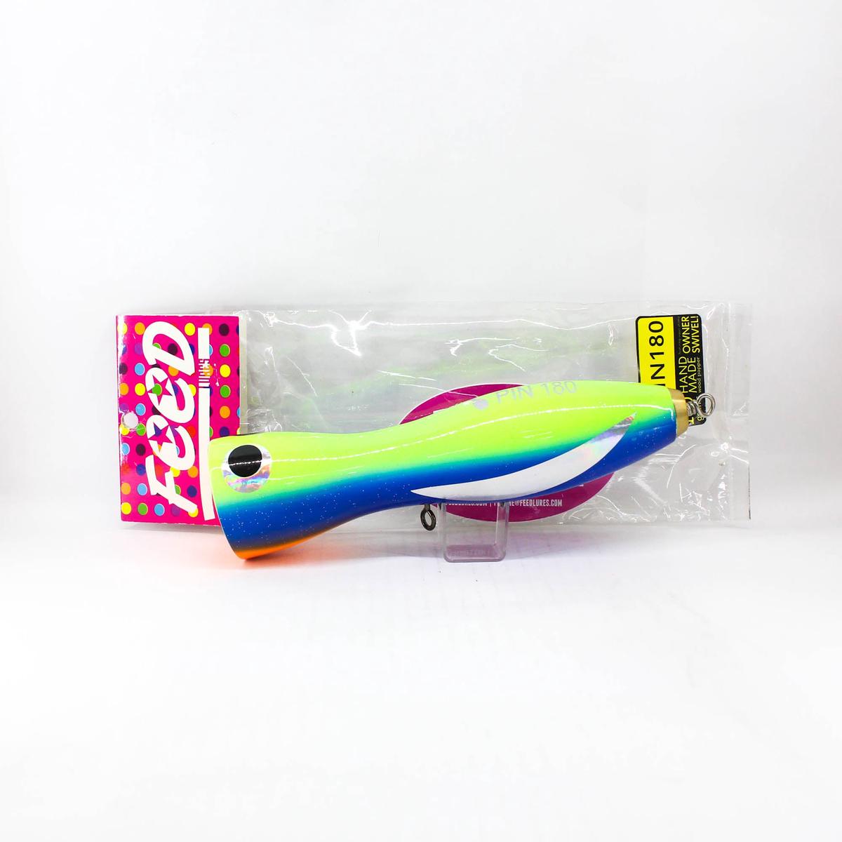 Feed Pin 180 Hand Made Wood Popper Floating Lure 180 grams 56 (3056)