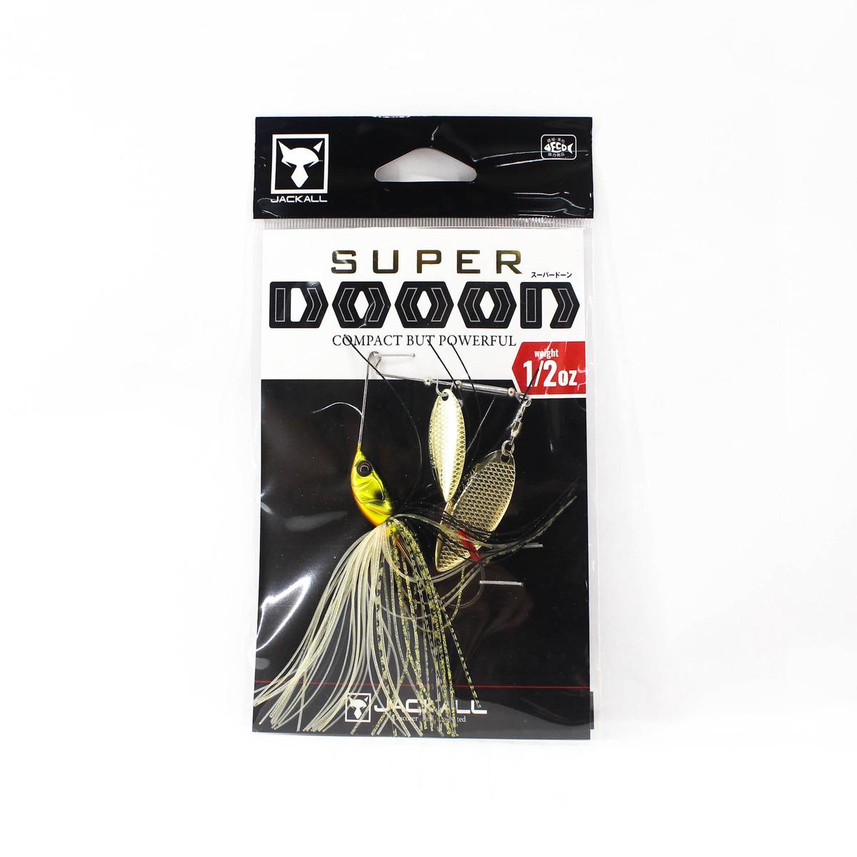 Jackall Spinner Bait Lure Super Dooon 1/2 Oz Gold Black (9795)