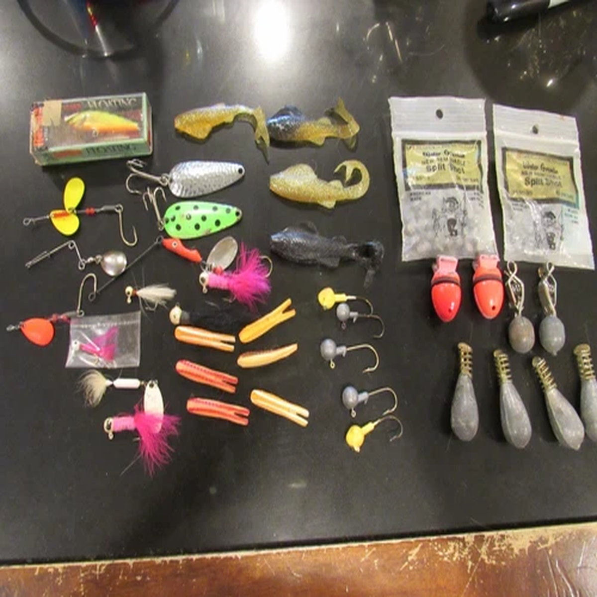 Lot of Freshwater Fishing Tackle! Weights, Jig Heads & Spinners!