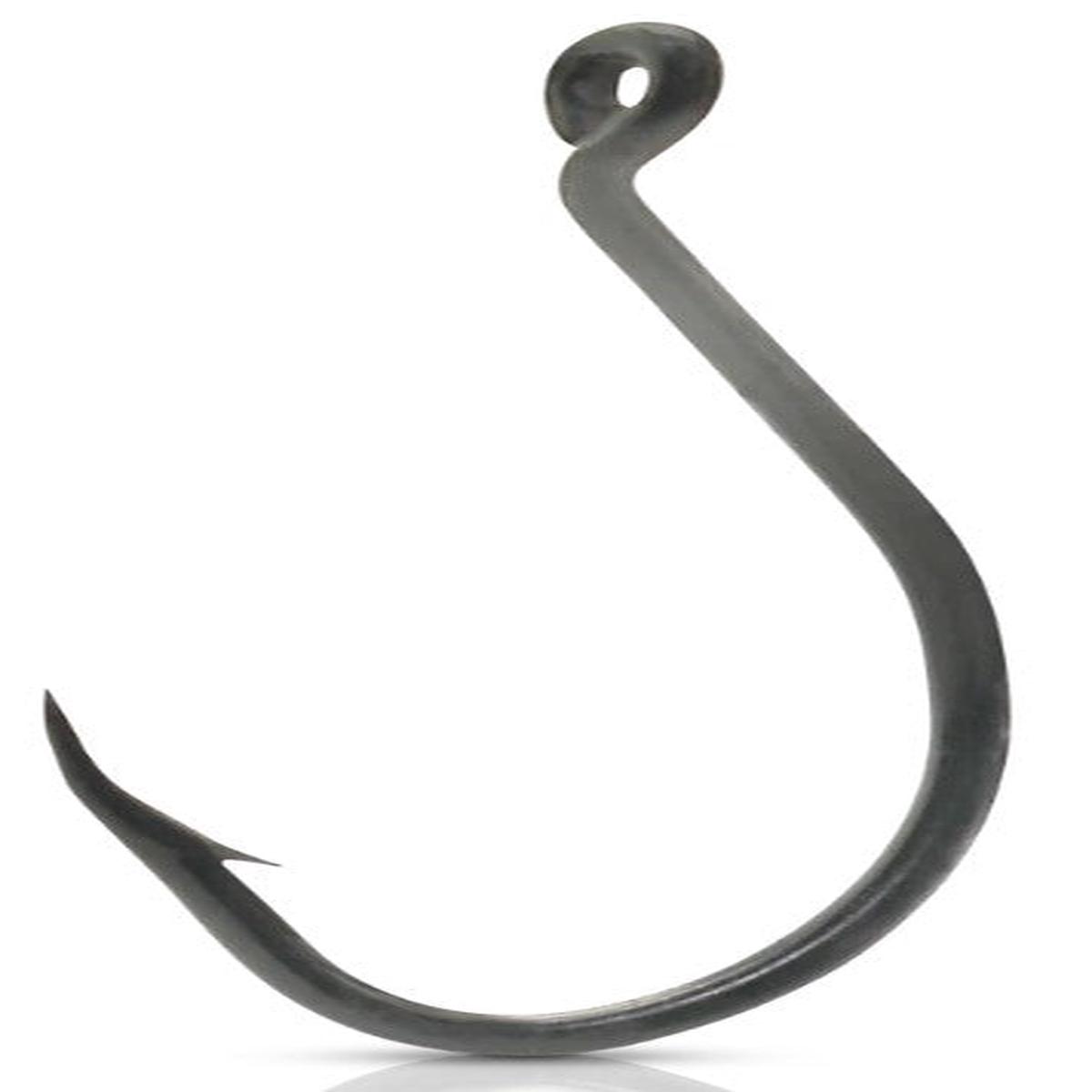 Mustad 92553-BN Octopus Beak Hook Black Nickel 8 Per Pack