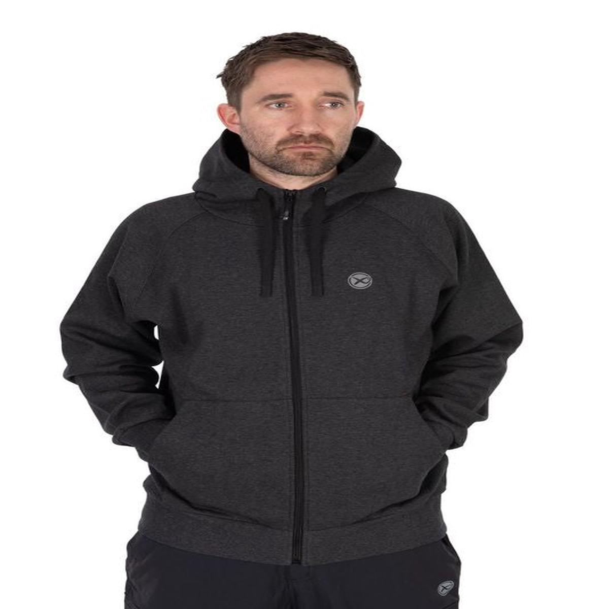 Matrix Charcoal Marl Zip Hoody (2025)