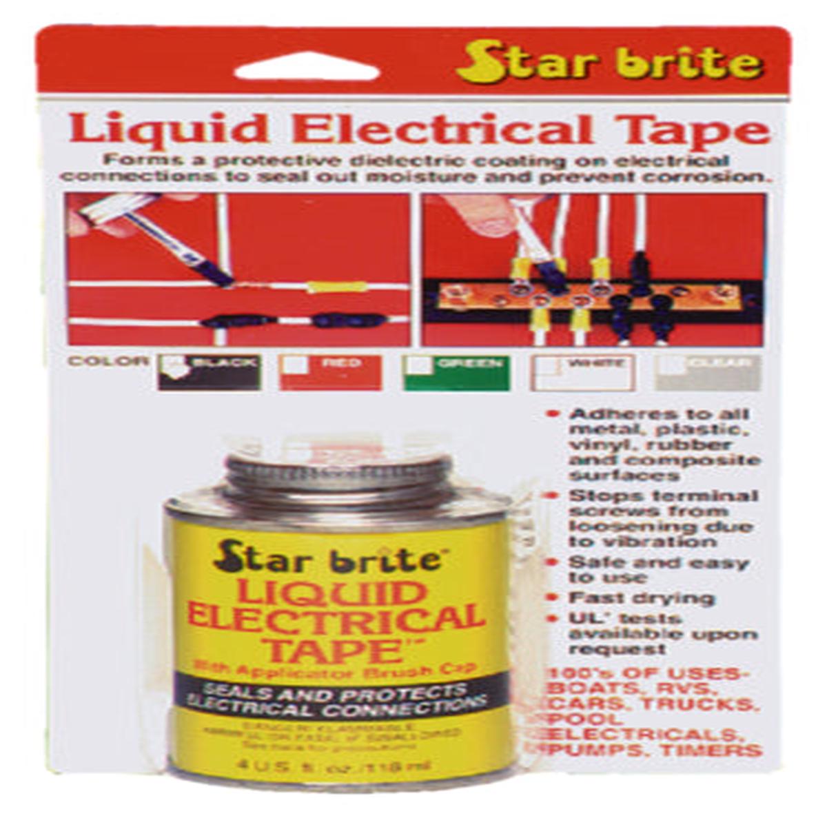 Star Brite Liquid Electric Tape 4 Ounce - Red.