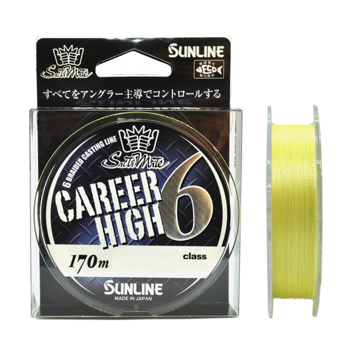 Sunline Career High 6X Braided Line Yellow