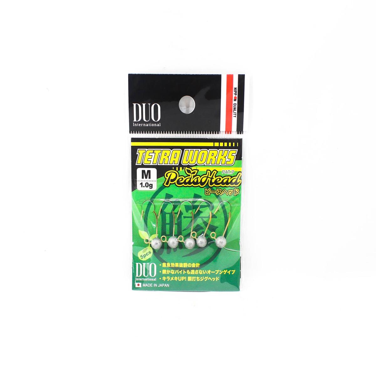 Duo Tetra Works Pea Head 1 grams Size M, 5/pack 1.0g (6434)