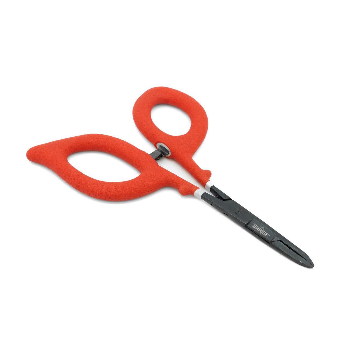 Umpqua River Grip PS Scissor Clamp Straight - 6" - Red