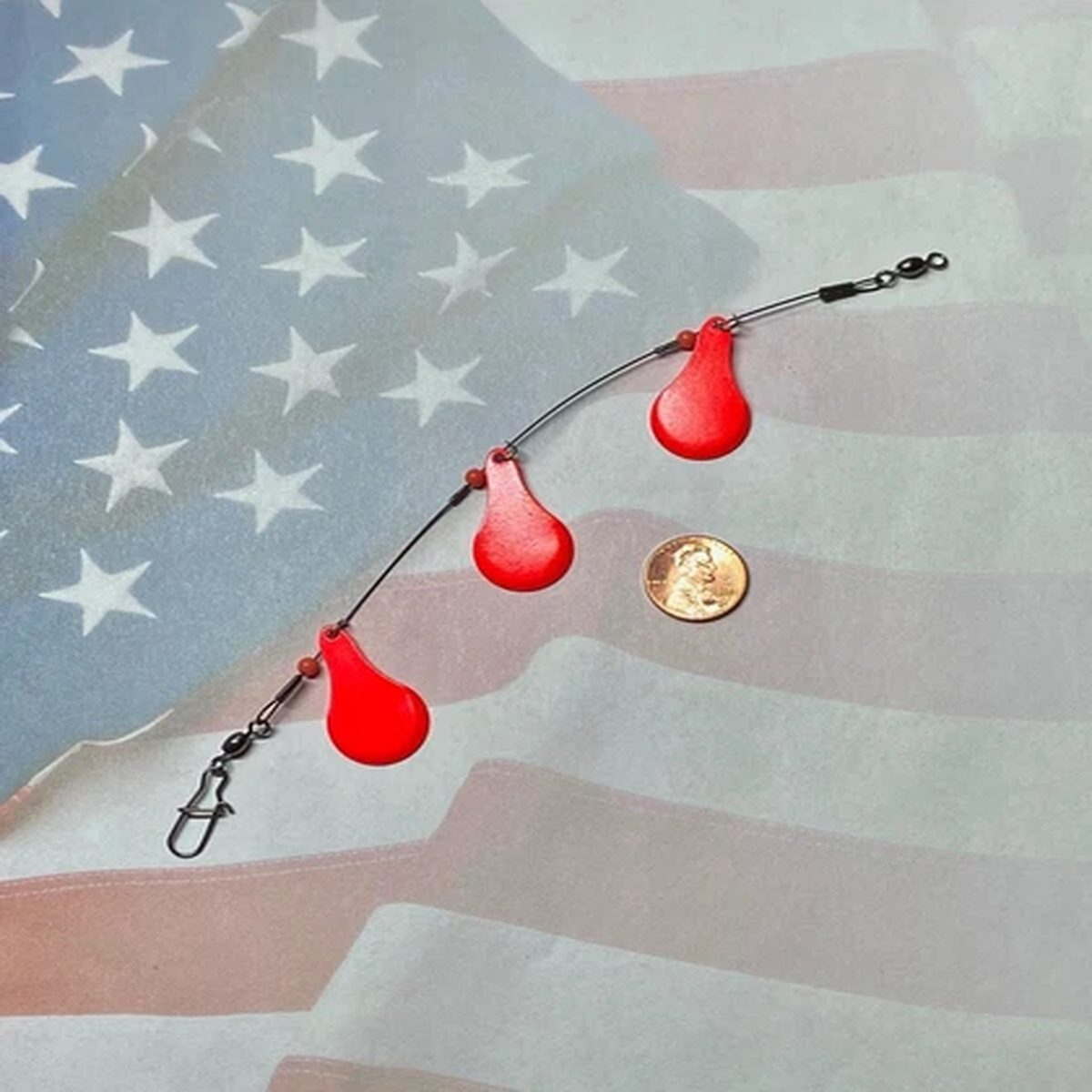 Custom 8" Chopper Blade Flasher Pop Gear Bass Trout Walleye Fishing Tackle #174