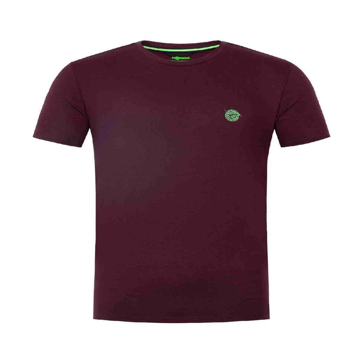 Korda Birdsnest Tee - Burgundy