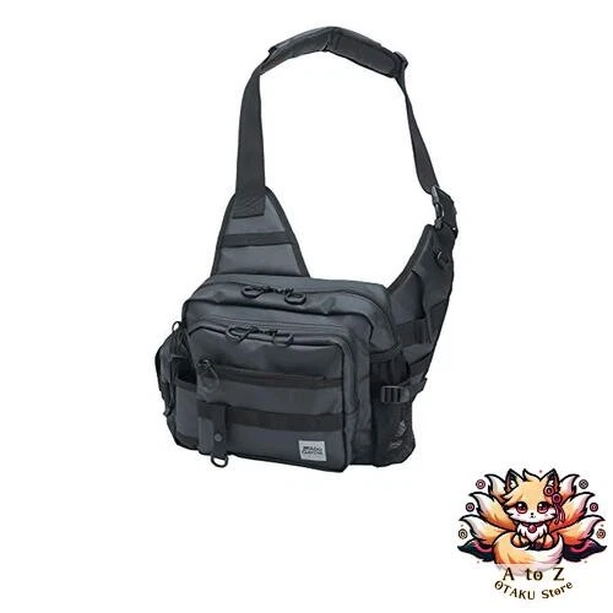 NEW Abu Garcia One-Shoulder Bag Coated Black Fishing Bag Water-Repellent