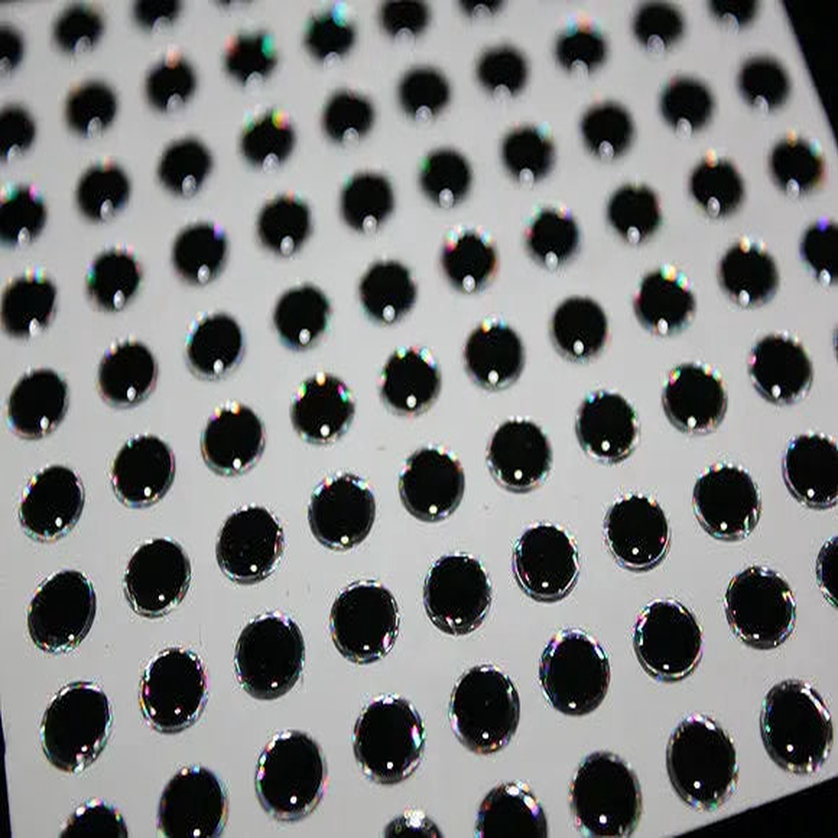 6th Sense Crush 3D Eyes - 6mm Silver 100pc