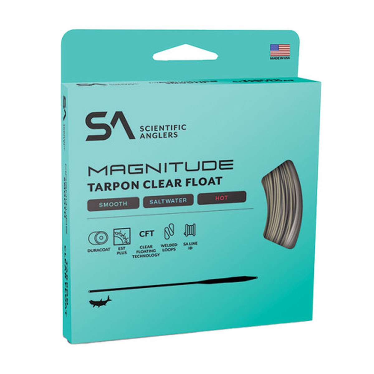Scientific Anglers Magnitude Smooth Tarpon Full Clear Floating Fly Line