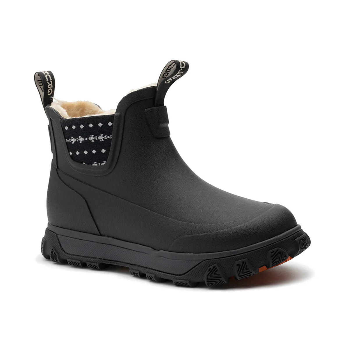 Grundens W's Deviation Sherpa Ankle Boot - Black