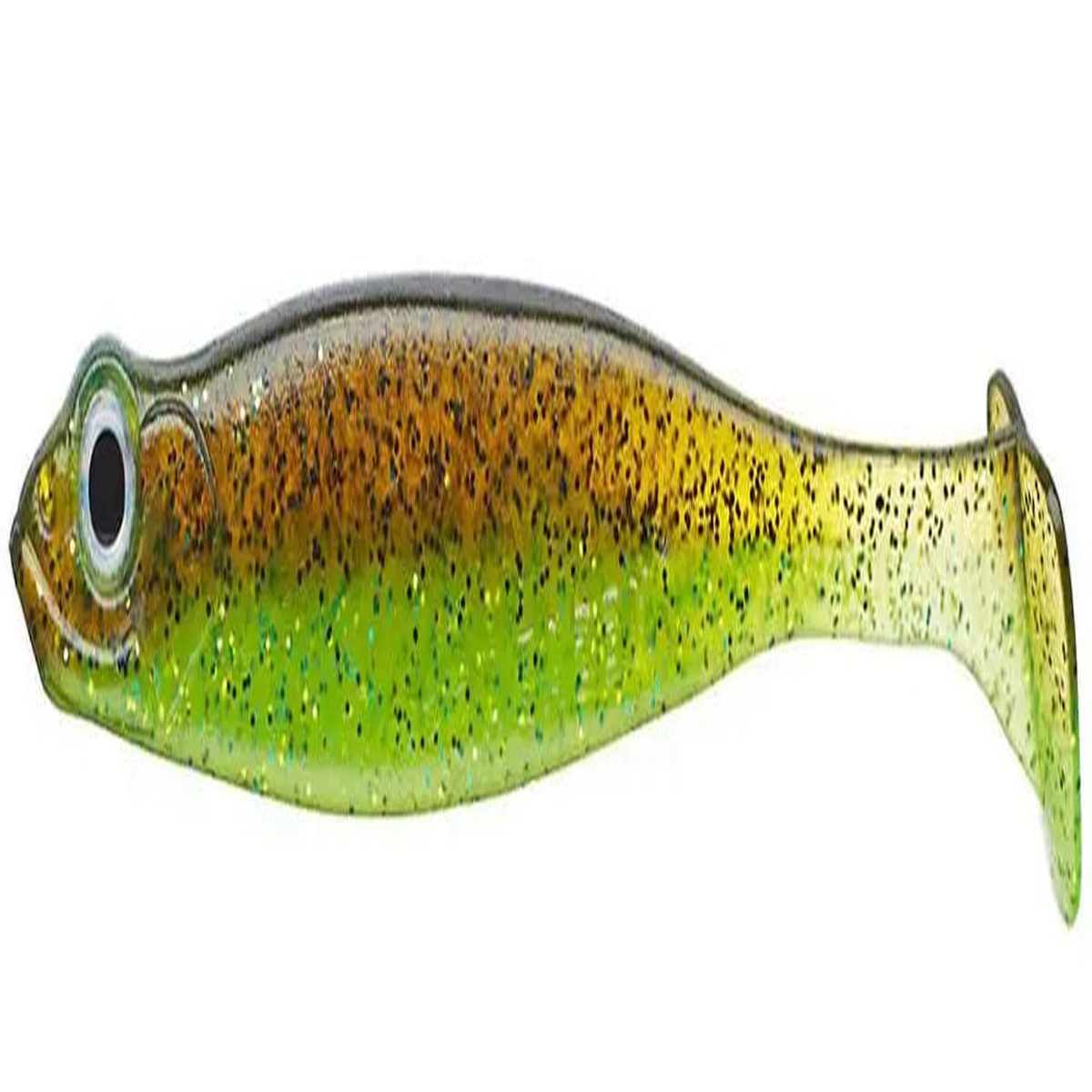 Megabass HAZEDONG SHAD (4.2") - Green Pumpkin Chart 5pk