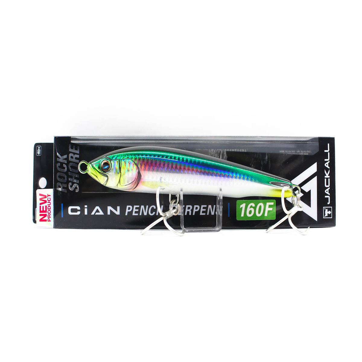 Jackall Cian Pencil Serpens 160F 40 gram Floating Lure Jasper Bait (6697)