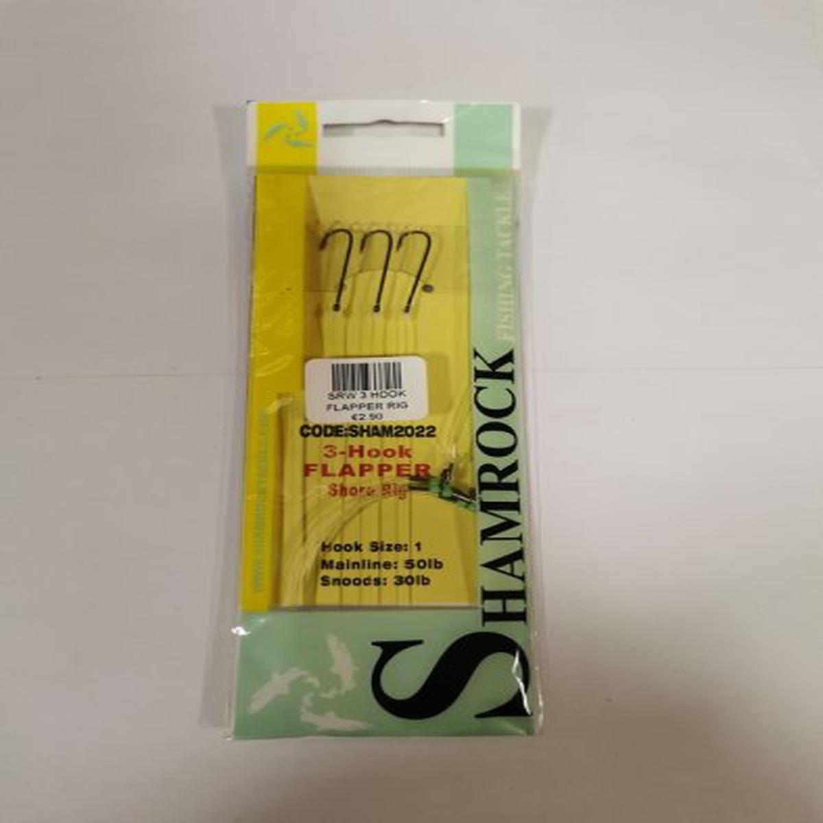 SHAMROCK 3-Hook Flapper shore rig SHAM2022