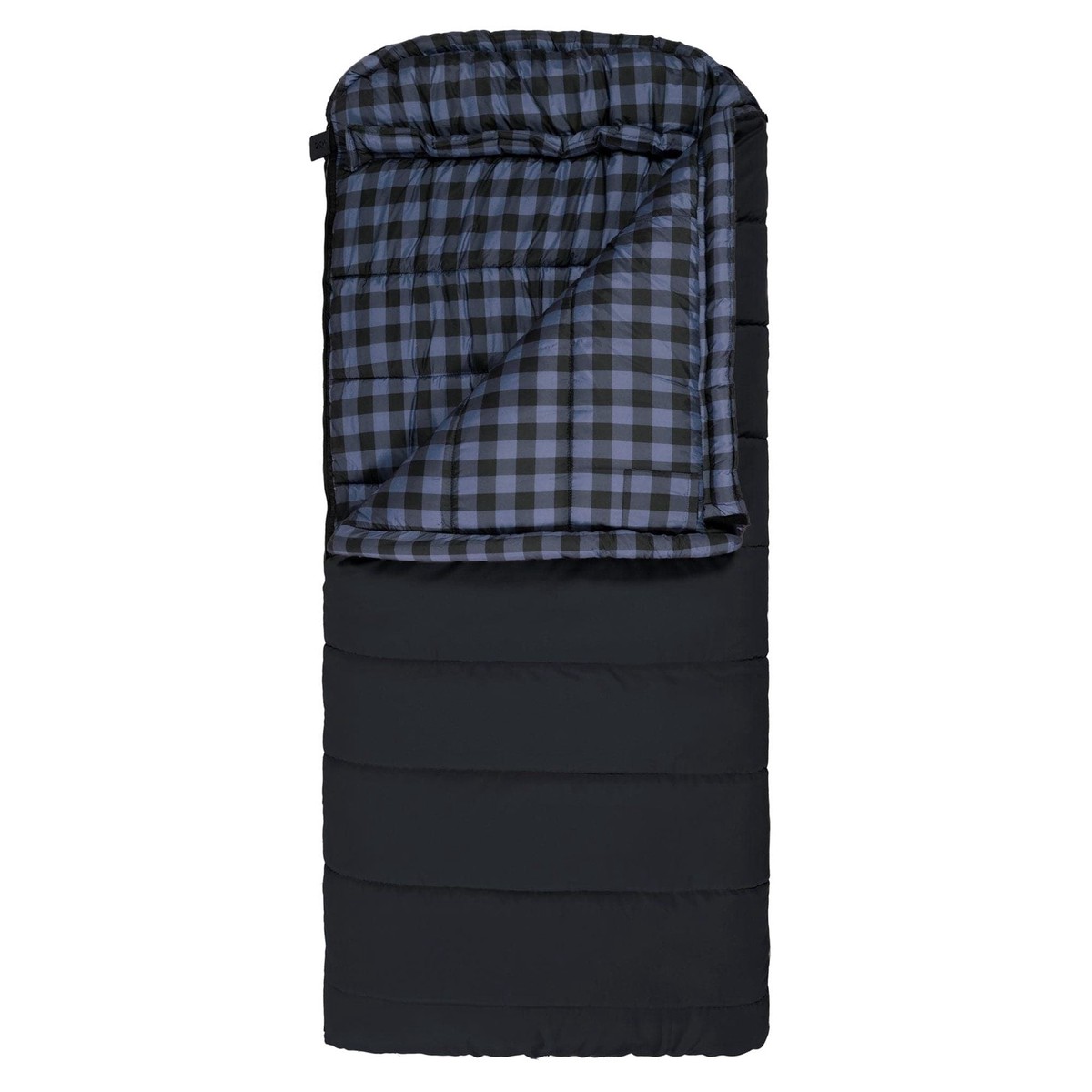 Teton Sports Bridger -7c/20f Canvas Sleeping Bag in Charcoal and Blue