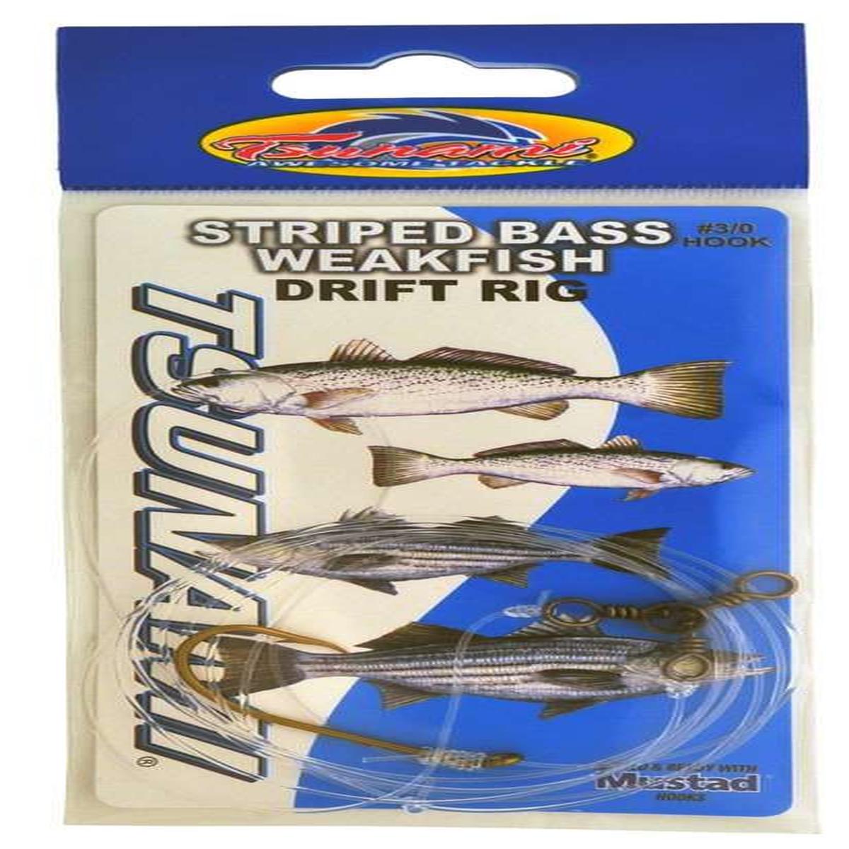 Tsunami TS-47XX Striped Bass In-Line Circle Hook Rig w/ 3-Way