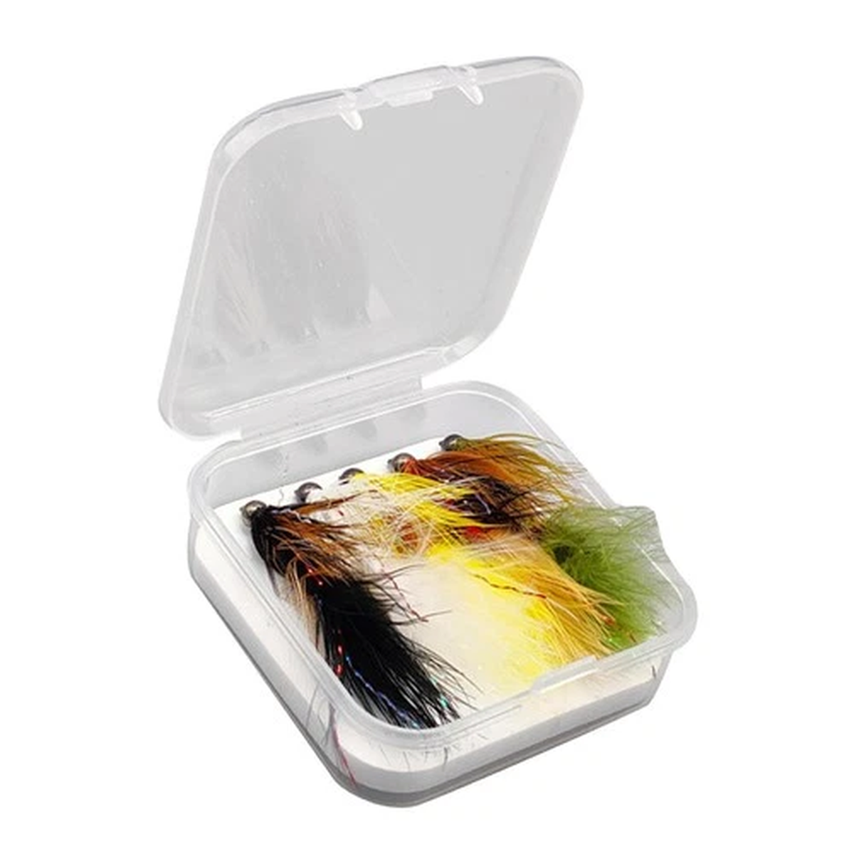 5x Fly Fishing Fly Fishing Gear with Waterproof Fly Box with Hook Lures Set