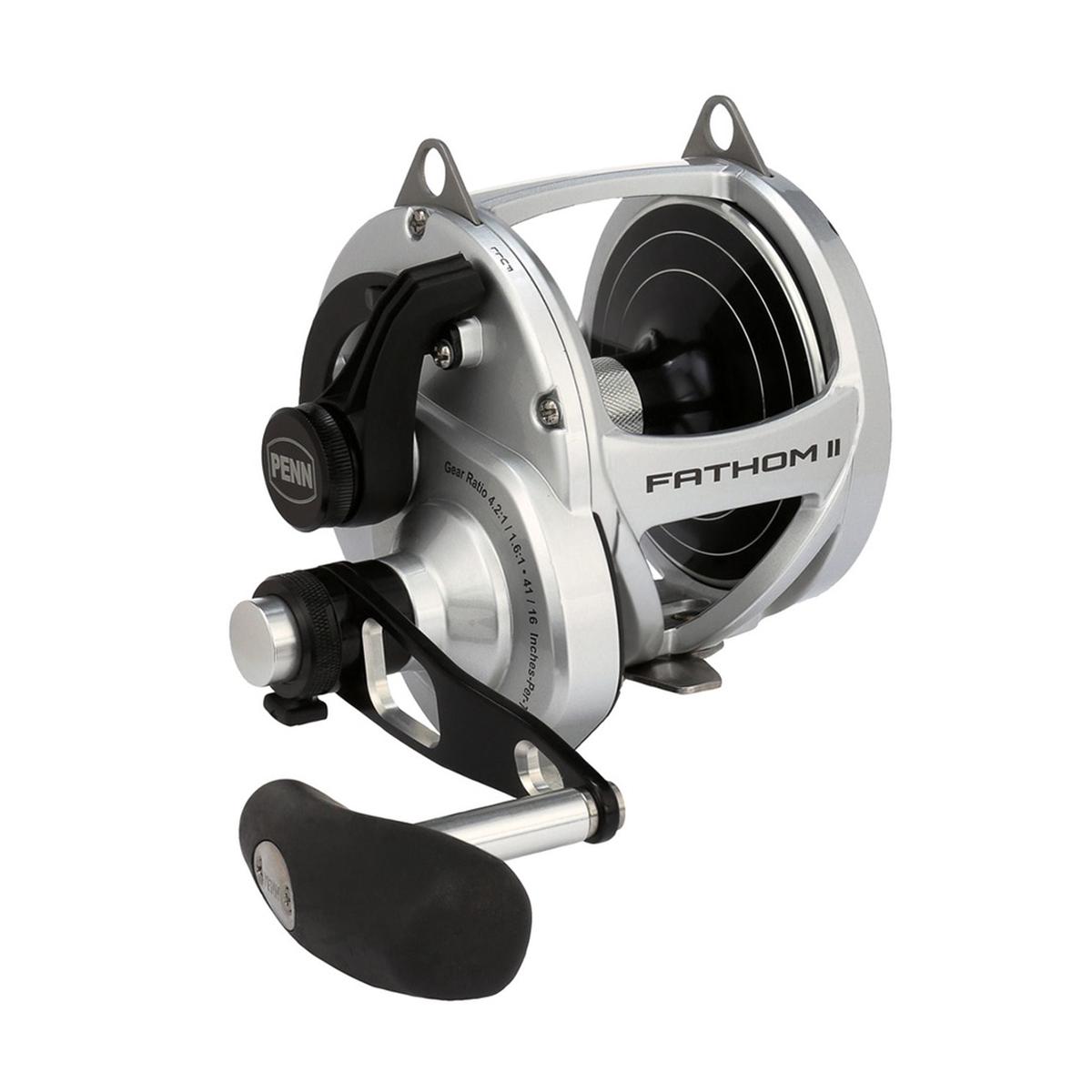 Penn Fathom II 25NLD2 Lever Drag 2 Speed Overhead Reel