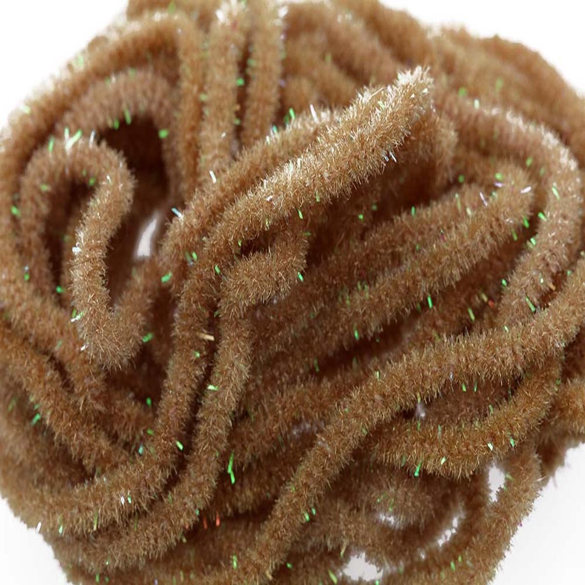 Crystal Antron Chenille - Brown