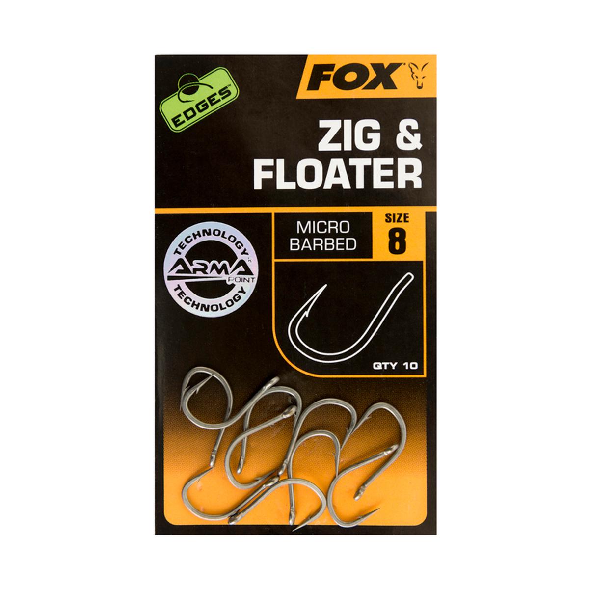 Edges, Zig & Floater Hook by Fox (size 6)