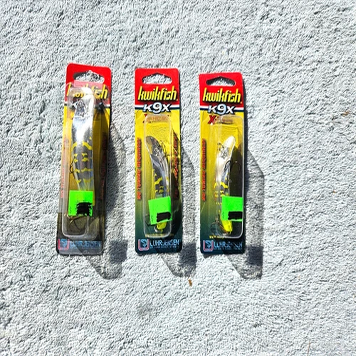 Helins Kwikfish - Crankbait Lot = 3 baits Tackle Lot - Silv &Y - Fishing Tackle