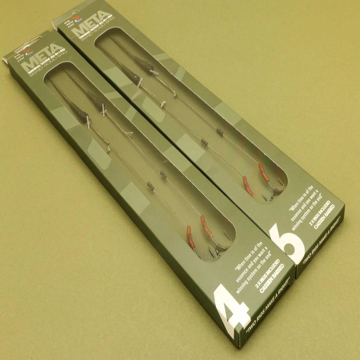 One More Cast All-In-1 Rig Leadcore Braid Solid Bag Micro Barbed