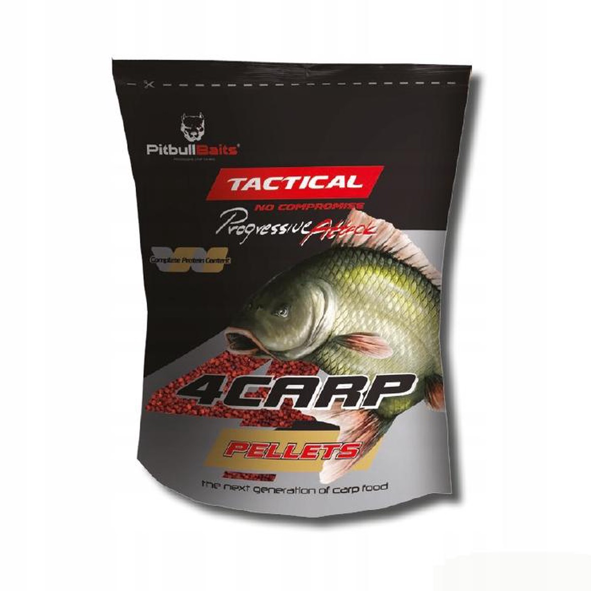 StarFish PitbullBaits Tactical Pellets 800g 2mm Amur Green
