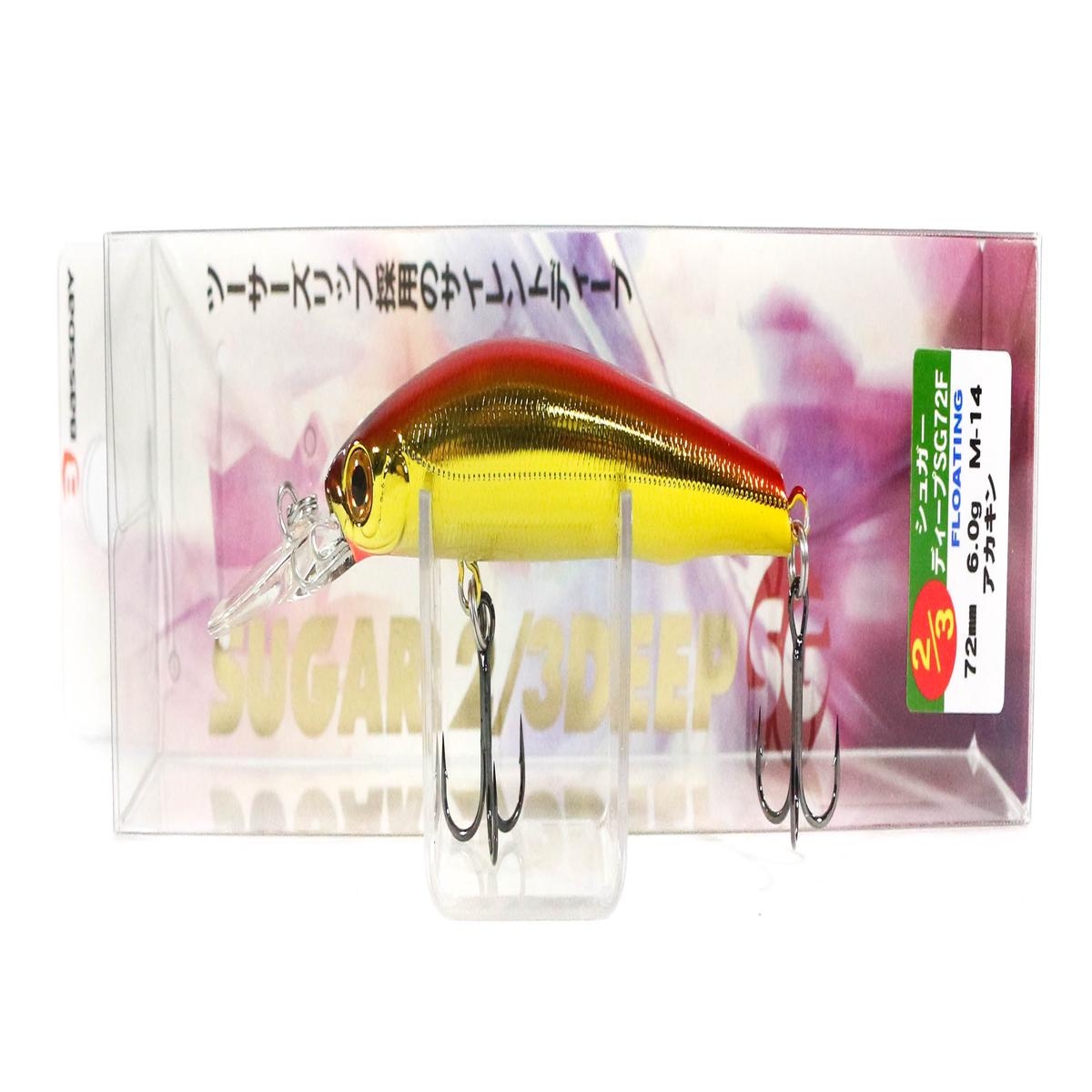 Bassday Sugar 2/3 Deep SG 72F Floating Lure 6 grams M-14 (1058)