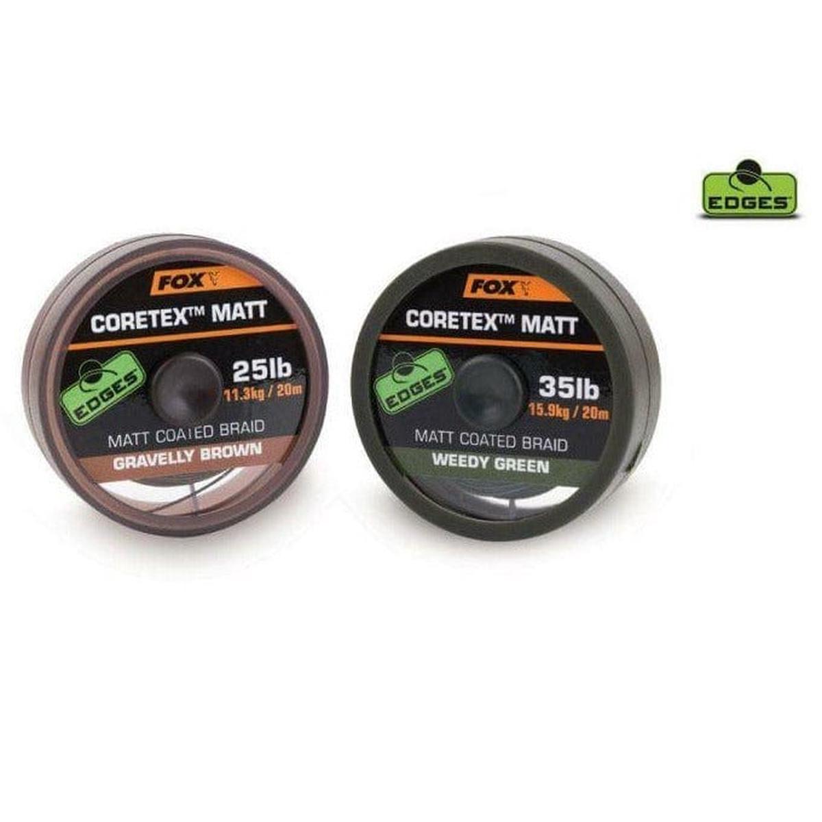 Fox Matt Coretex Gravelly Brown 35lb 20m