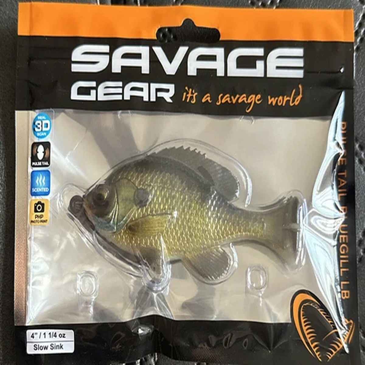 Savage Gear Pulse Tail Bluegill 4 1.25 OZ Slow Sink Bream