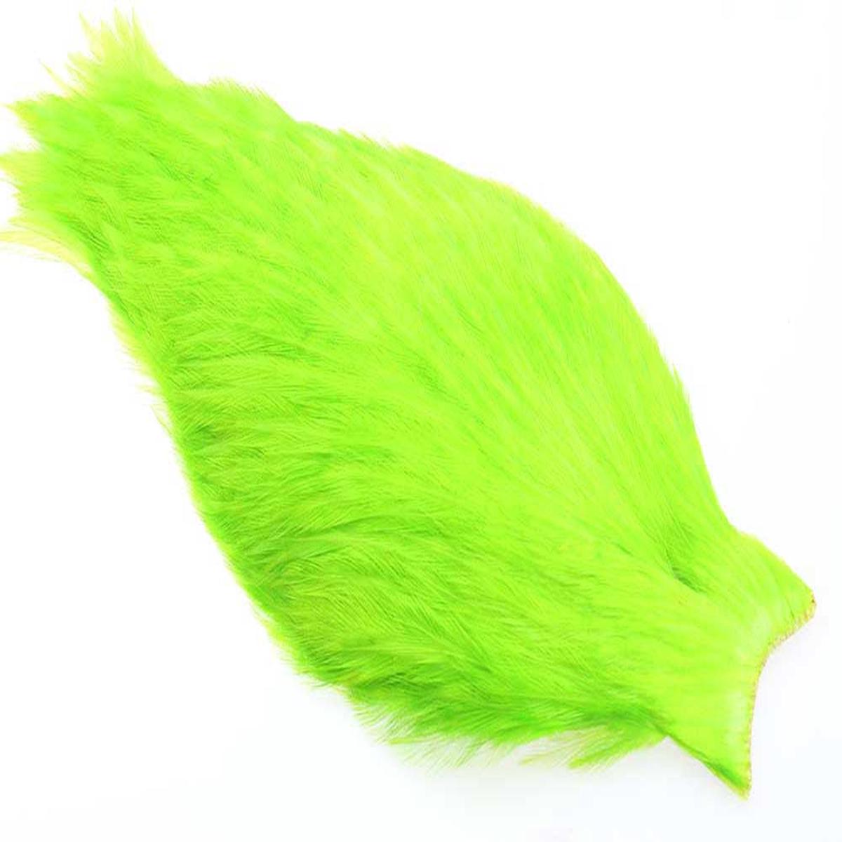 Whiting American Rooster cape - Green Chartreuse