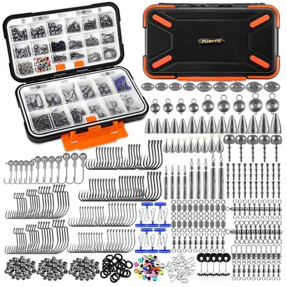 Comprehensive Fishing Gear Set with Tackle Box