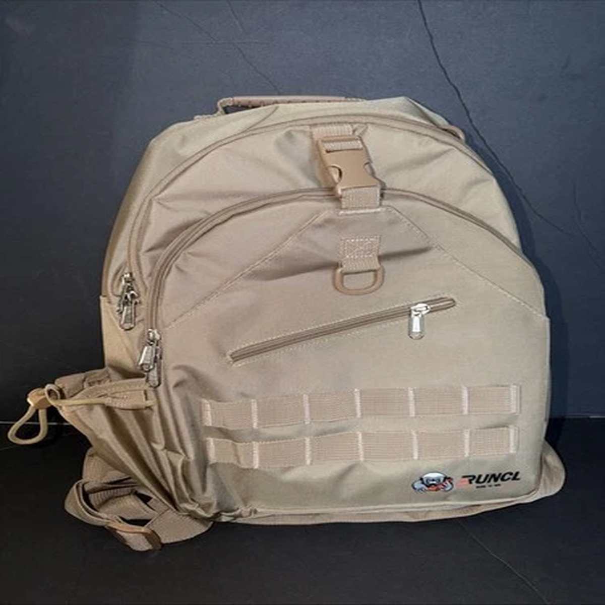 RUNCL Fishing Tackle Storage Bag Fishing Gear Shoulder Bag Khaki