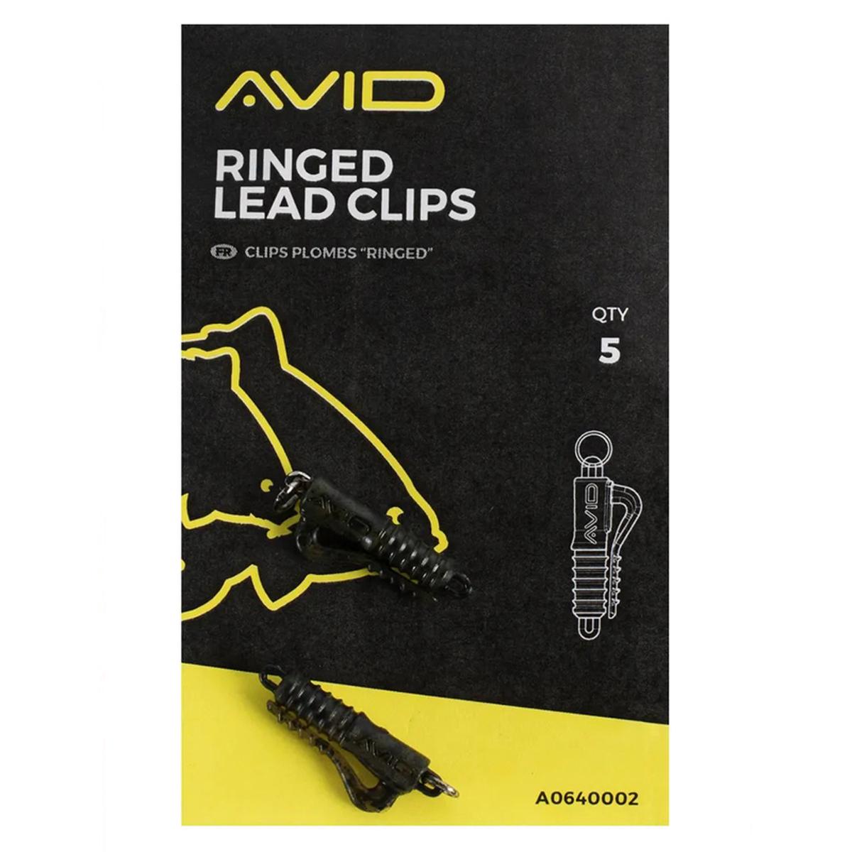 Avid Terminal Tackle Ringed Lead Clip (10pcs)