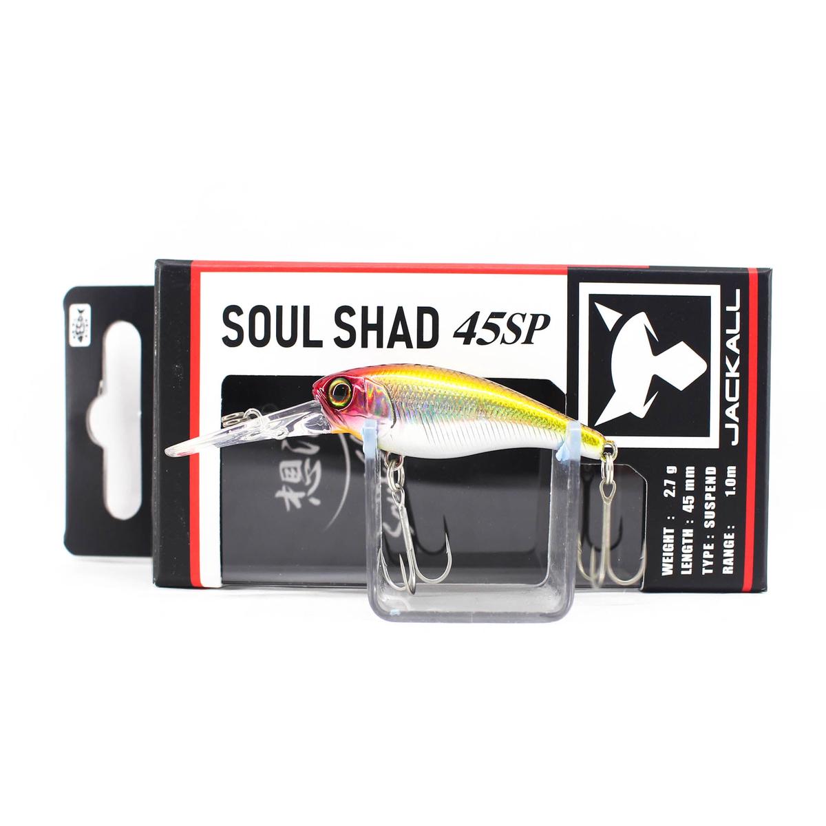Jackall Soul Shad 45SP Suspend Lure HL Flash Clown (0105)