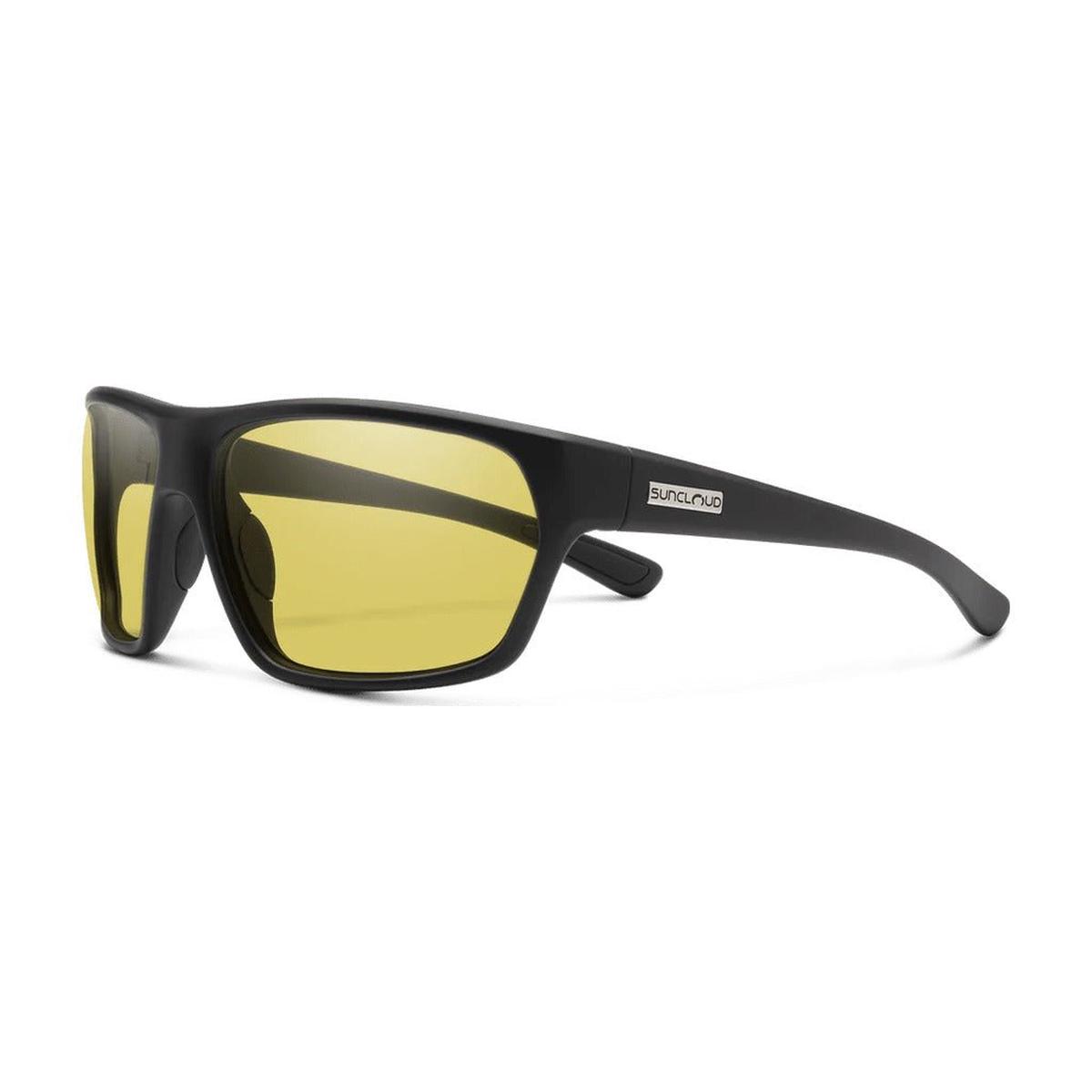 Suncloud Boone - Matte Black - Polarized Low Light Yellow Lens