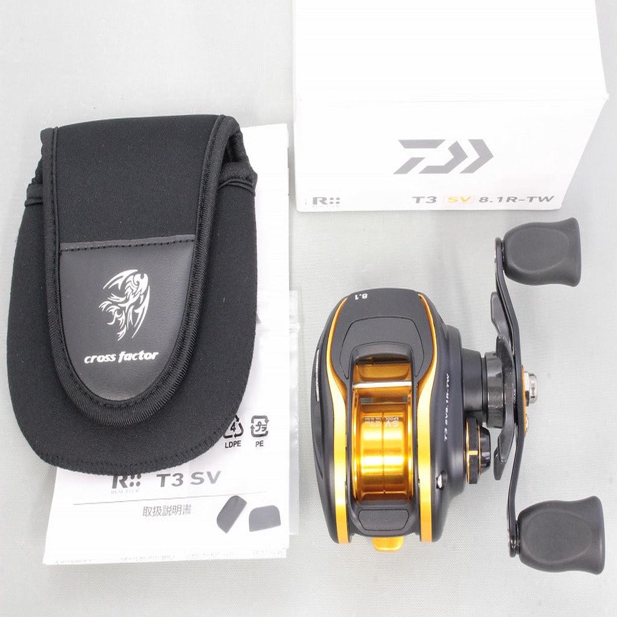 Daiwa T3 SV 8.1R-TW RH Baitcasting Reel B8340 USED