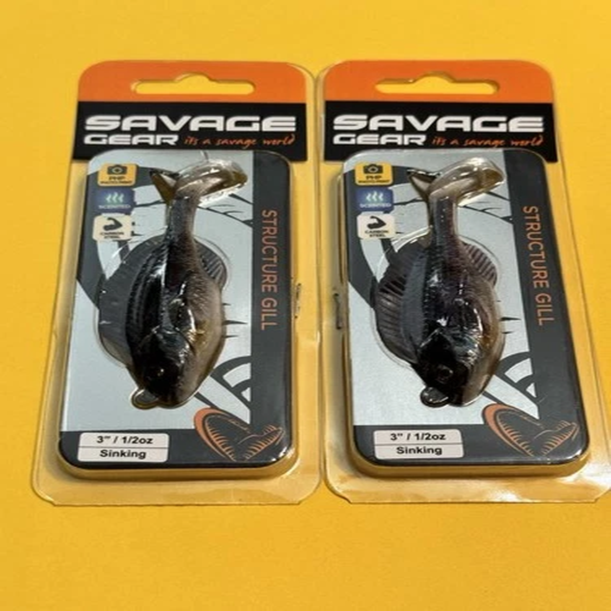Lot of 2 Savage Scented Structure Gill 3 1/2oz Black Gill