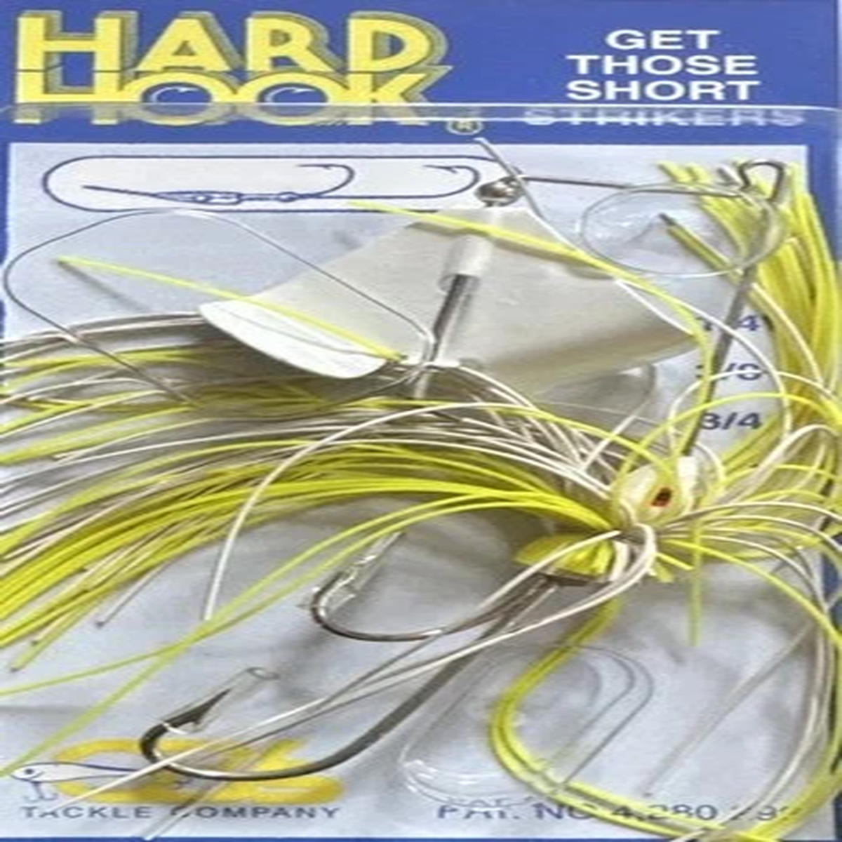 OBs Hard Hook Buzz Bait Lure White Handmade Top Quality Fishing Tackle 3/8