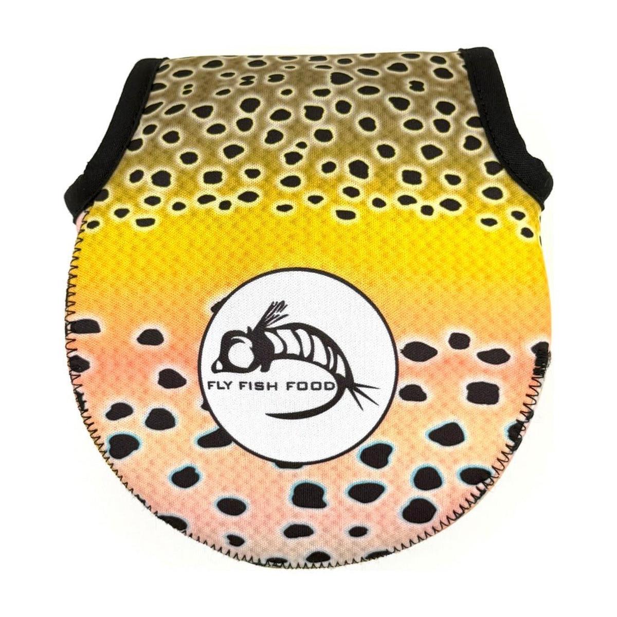Fly Fish Food Neoprene Fly Reel Case - Brown Trout