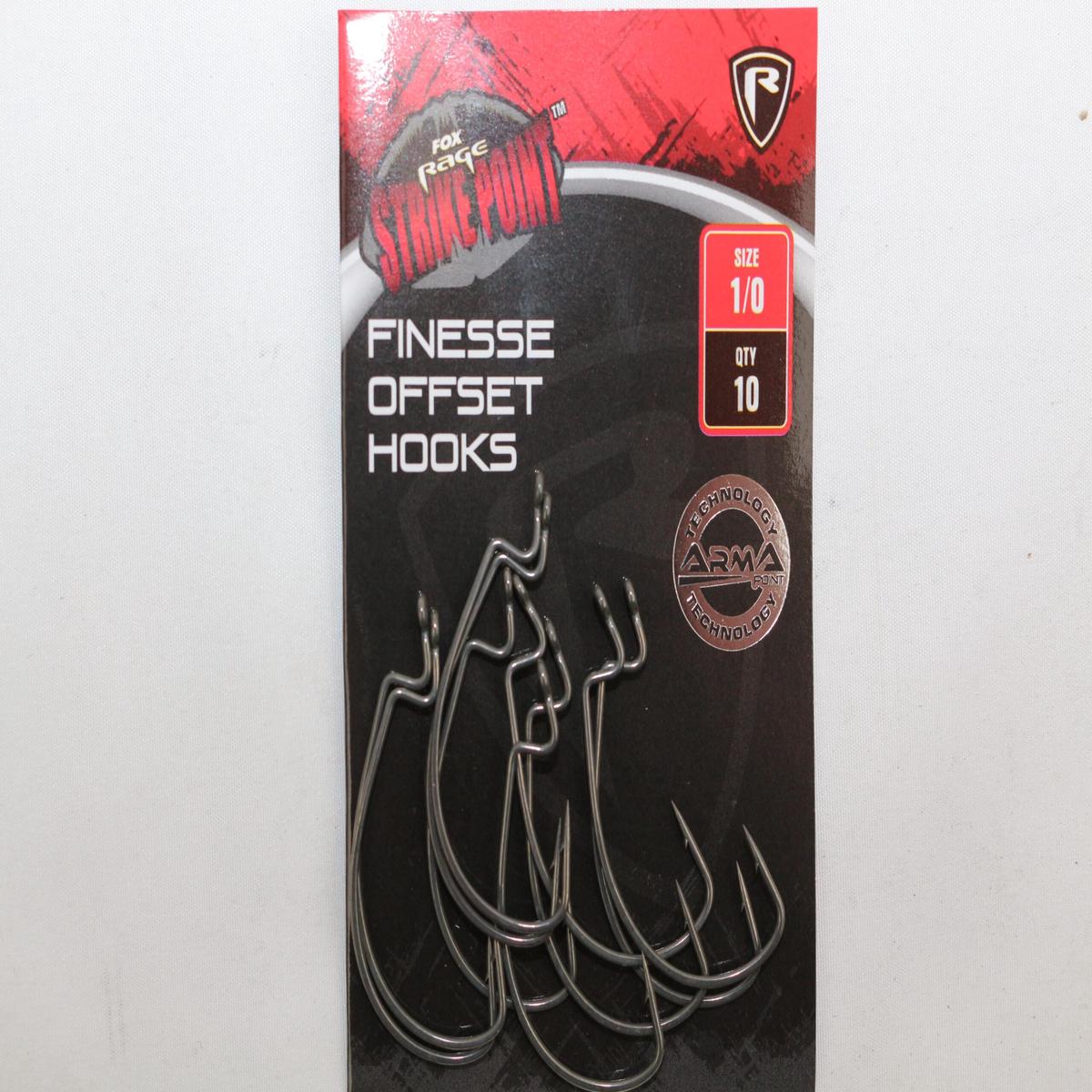 Fox Rage Strikepoint Finesse Offset Hooks Size 1/0