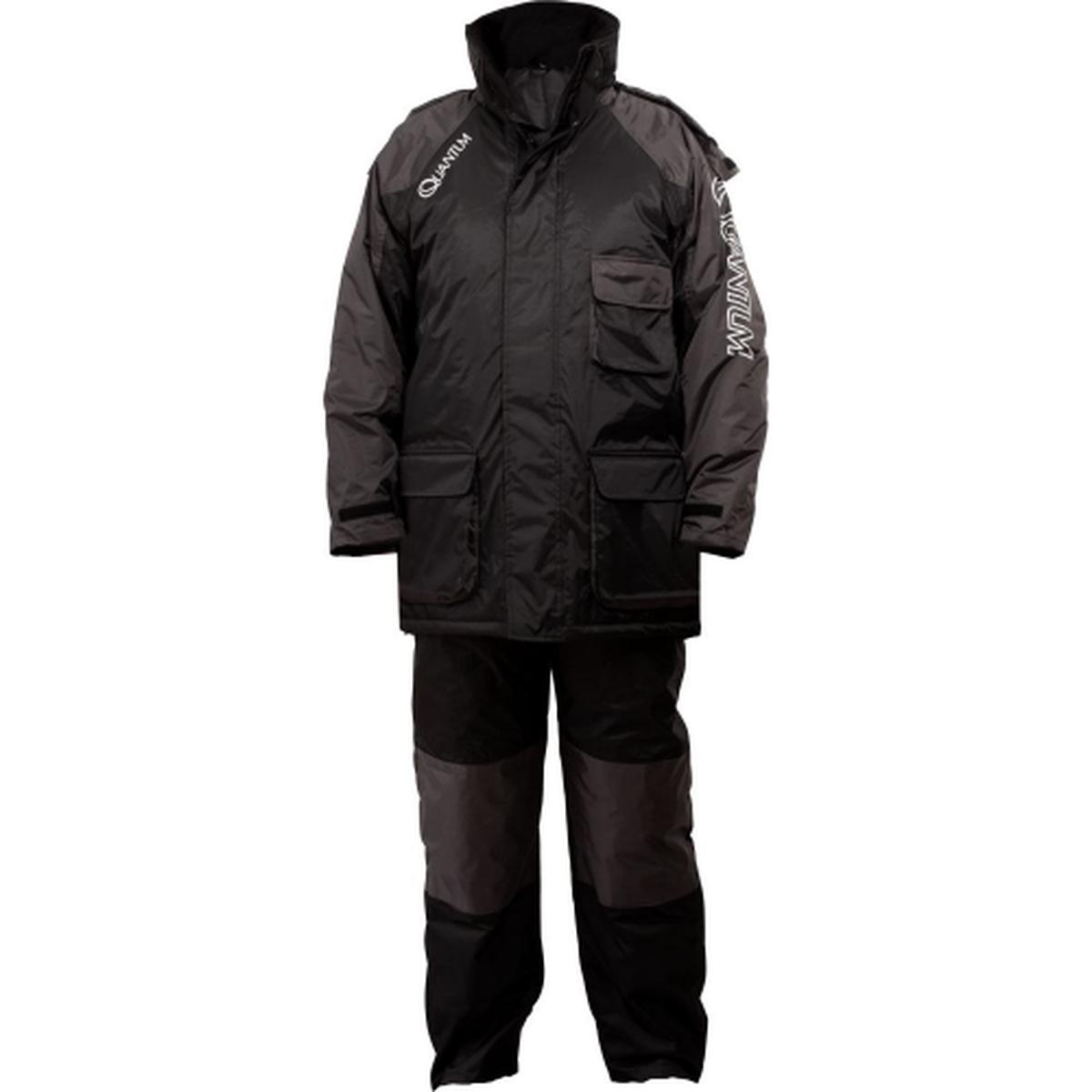 Quantum Kids Winter Suit Black Grey