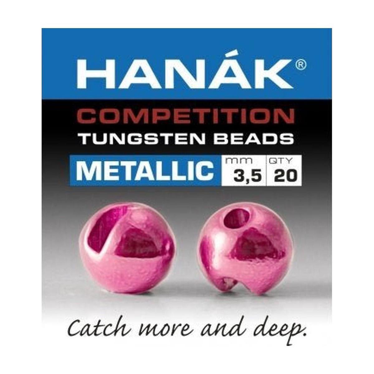 Hanak Metallic+ Slotted Tungsten Beads
