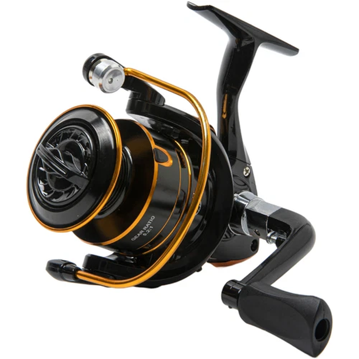 Foldable Handle Fishing Reel with 5.2:1 Gear Ratio for Left or Right Hand Use