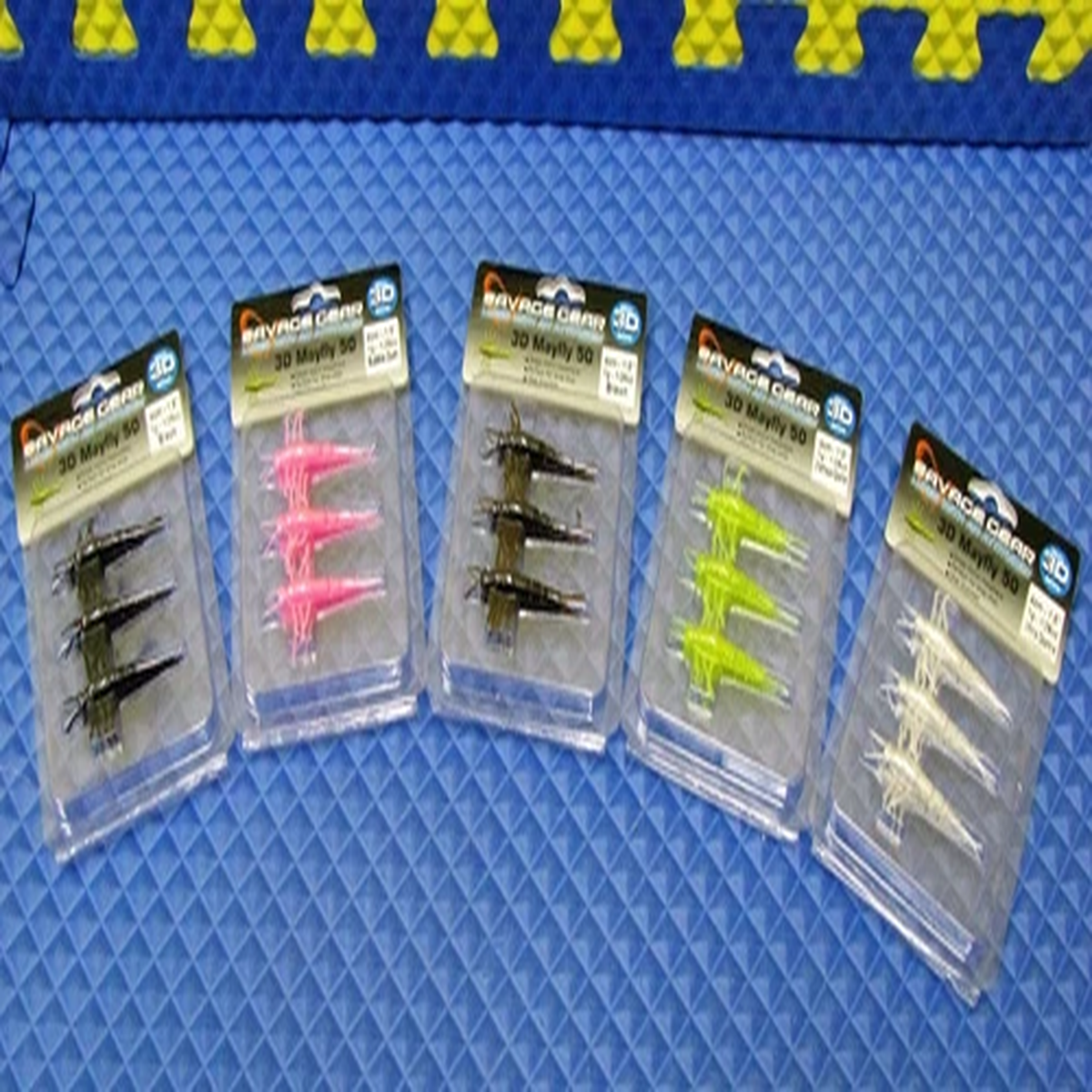 Savage Gear PM-40 PVC 3D Mayfly 50 Drop Shot Lure 1.5 Inch CHOOSE YOUR COLOR!
