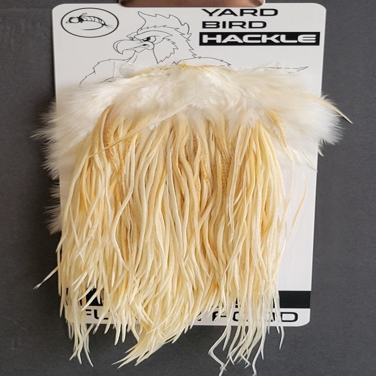 Flash Sale Hackle 468 - Yard Bird Saddle NA - Cream (size 16-18)