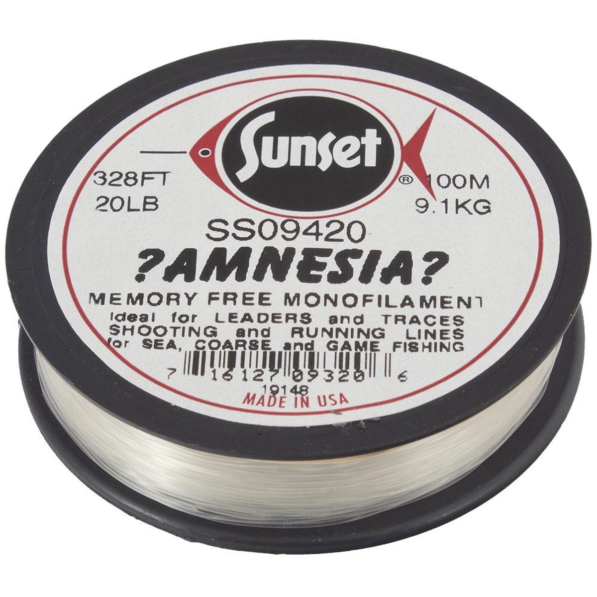 Sunset Amnesia Monofilament Line (15lb/100m)(Clear)