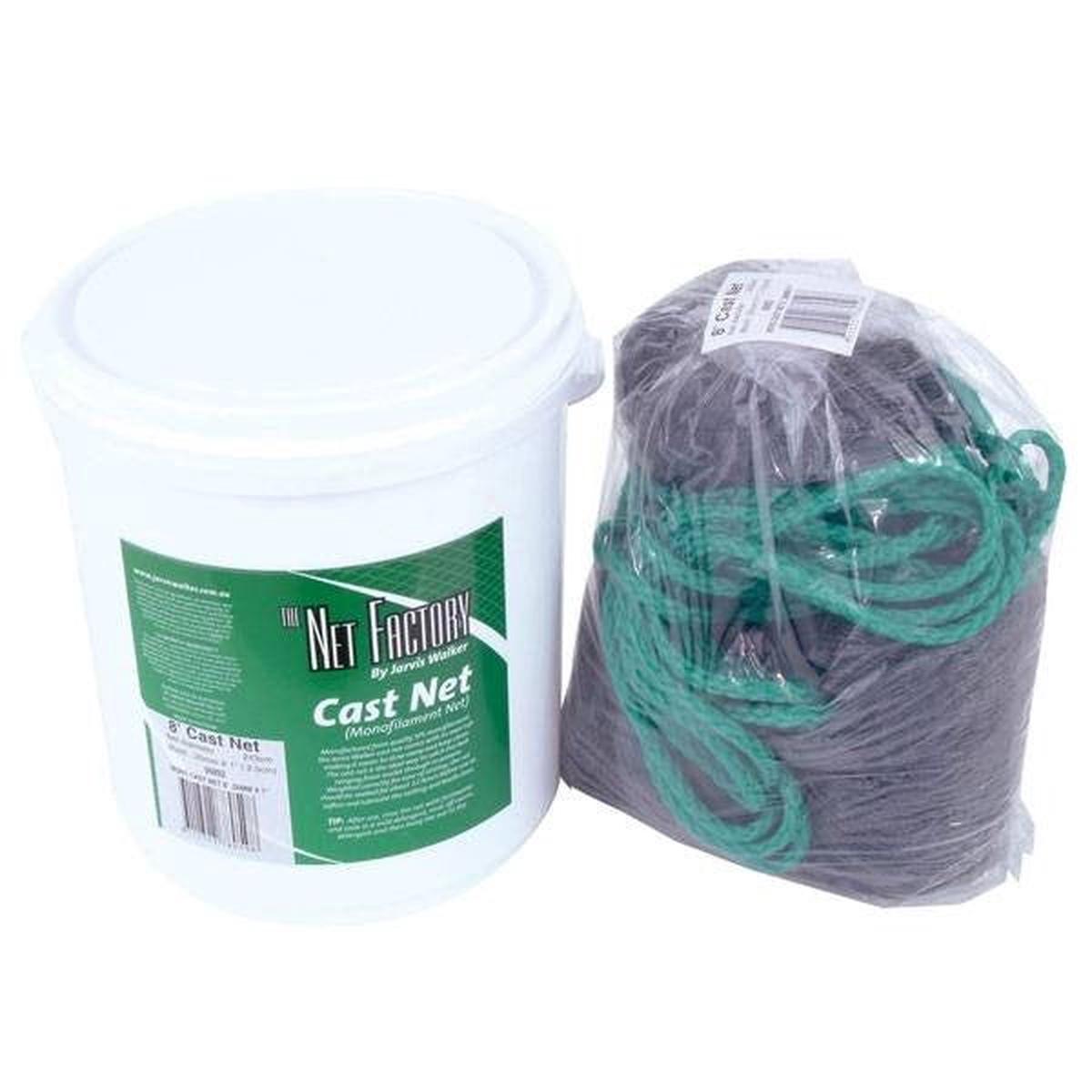 Net Factory 12 foot Drop 1 inch Mesh Top Pocket Cast Net